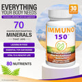 Boost Your Immunity & Energy: IMMUNO 150 Complete Multi - 2 Bottles