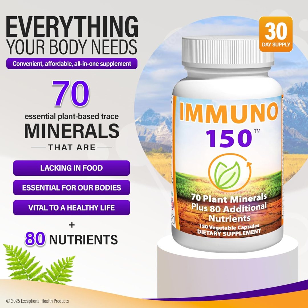 Boost Your Immunity & Energy: IMMUNO 150 Complete Multi - 2 Bottles