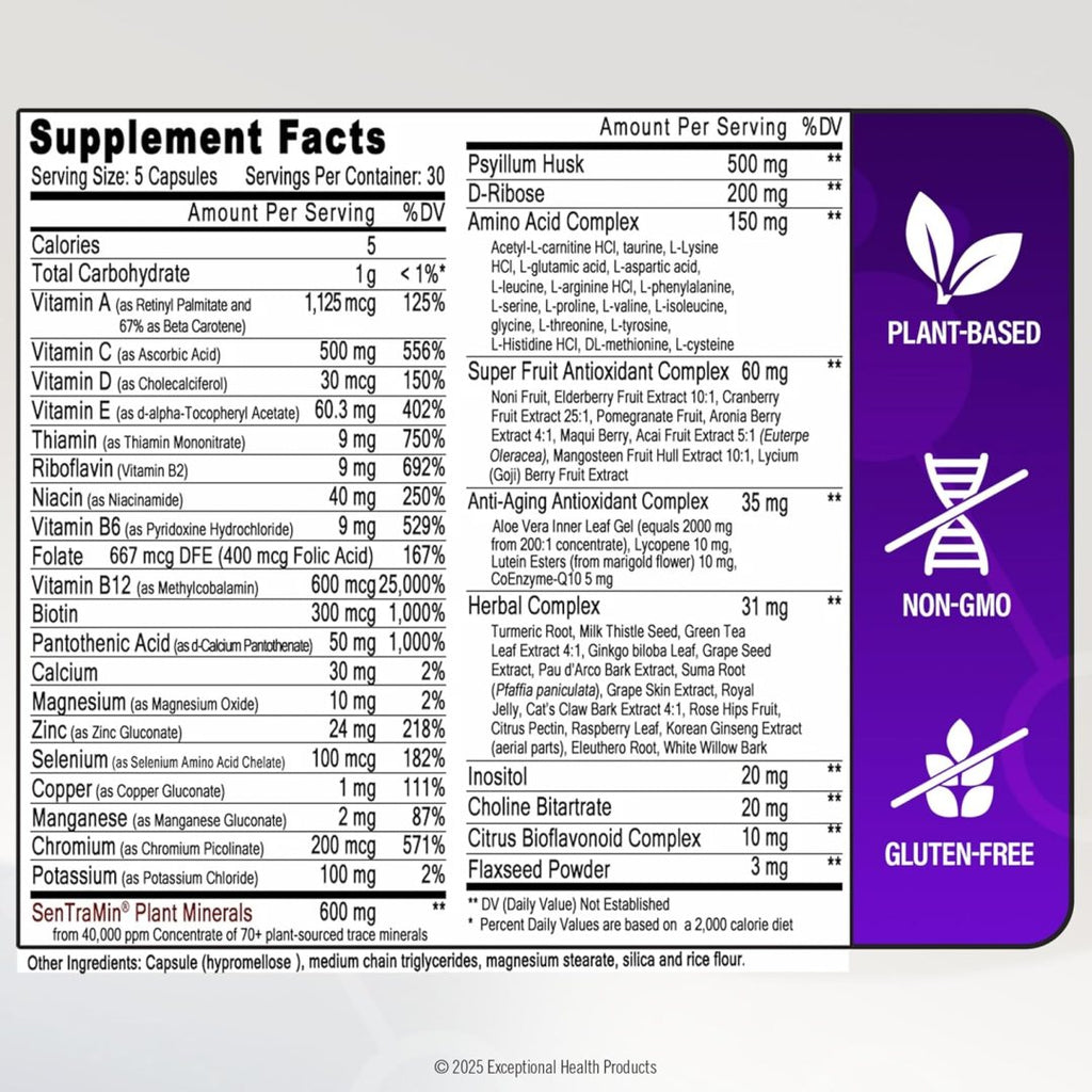 Boost Your Immunity & Energy: IMMUNO 150 Complete Multi - 2 Bottles